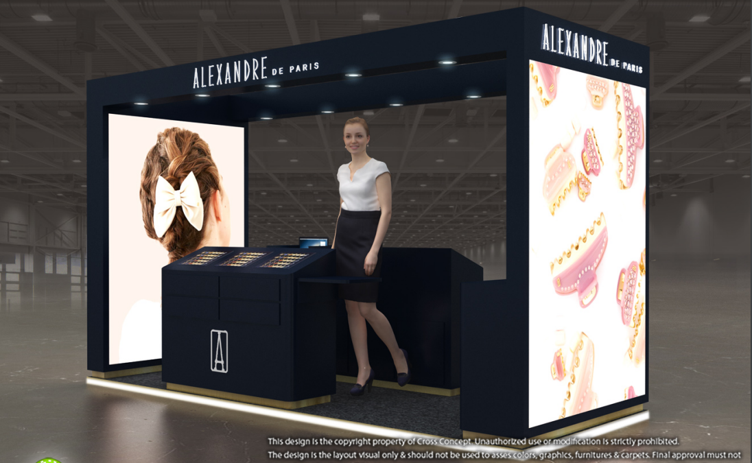 Kiosk Alexandre de produit salon designers
